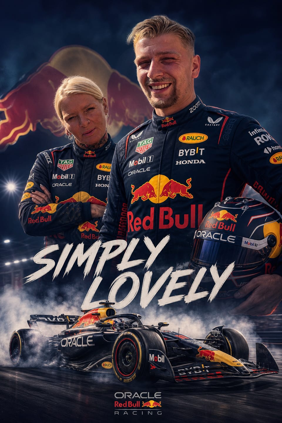 Customer photo review of Custom F1 Racing Portrait