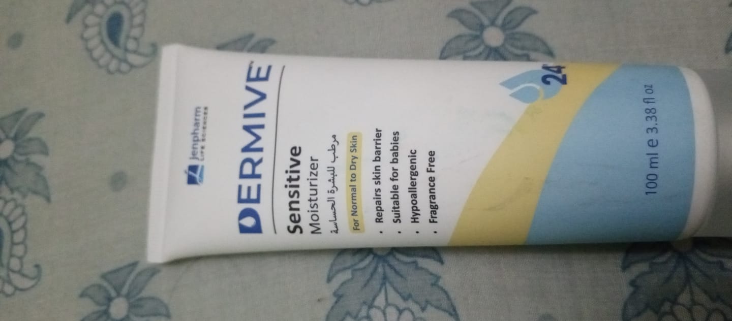 Customer photo review of Dermive Sensitive Moisturizer