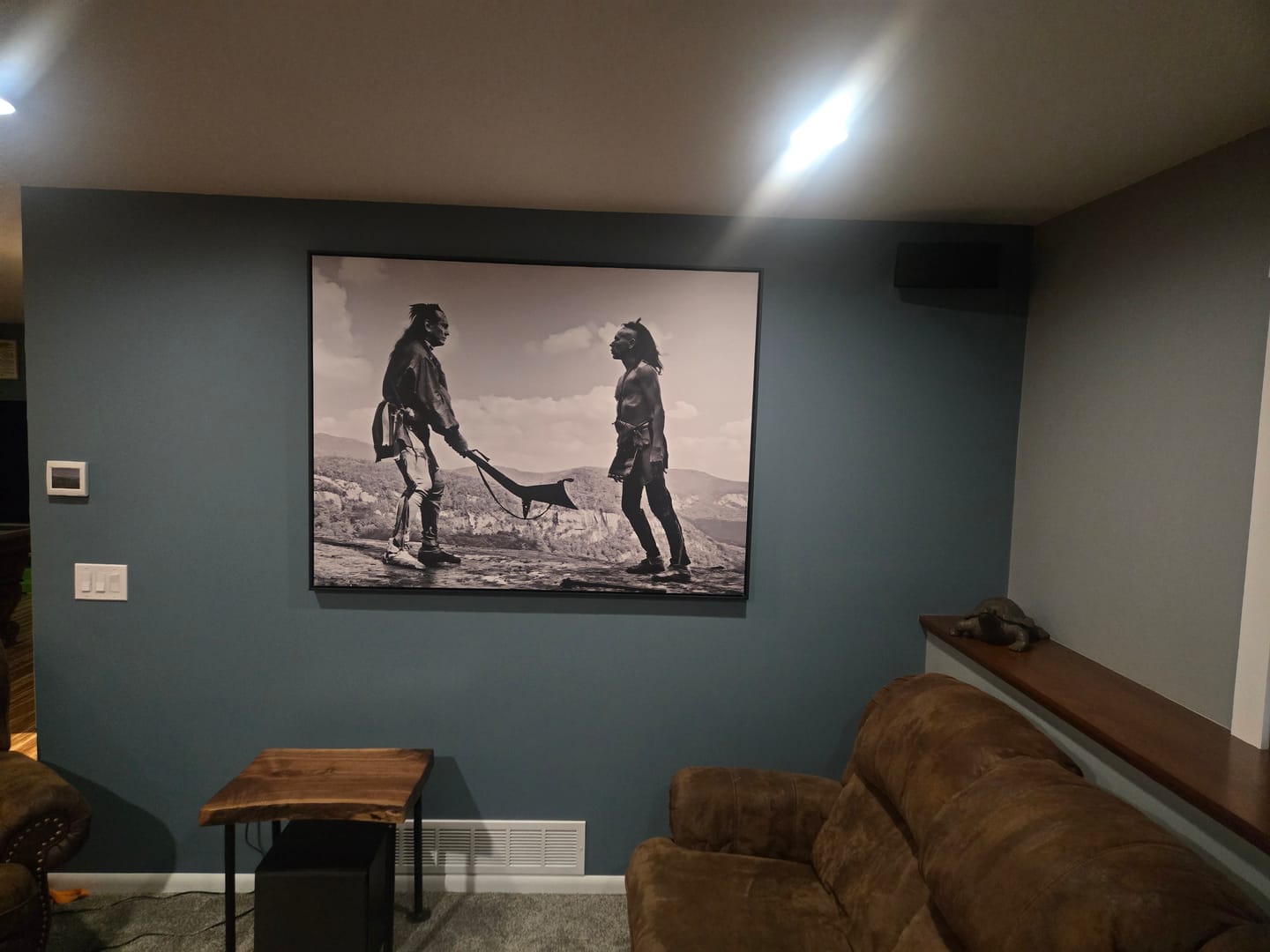 Customer photo review of Last of the Mohicans Wall Art