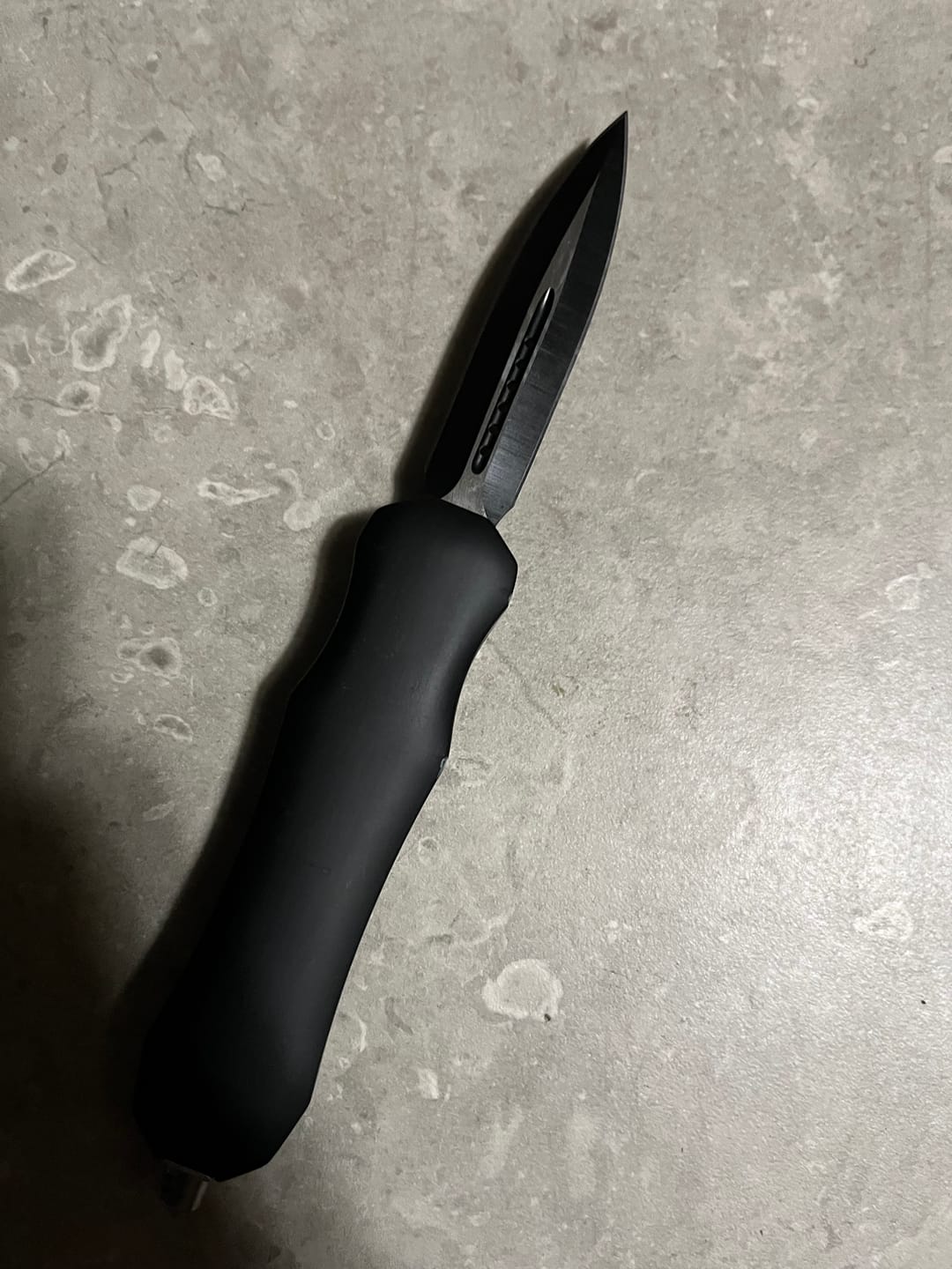 Customer photo review of Black Reaper OTF Knife