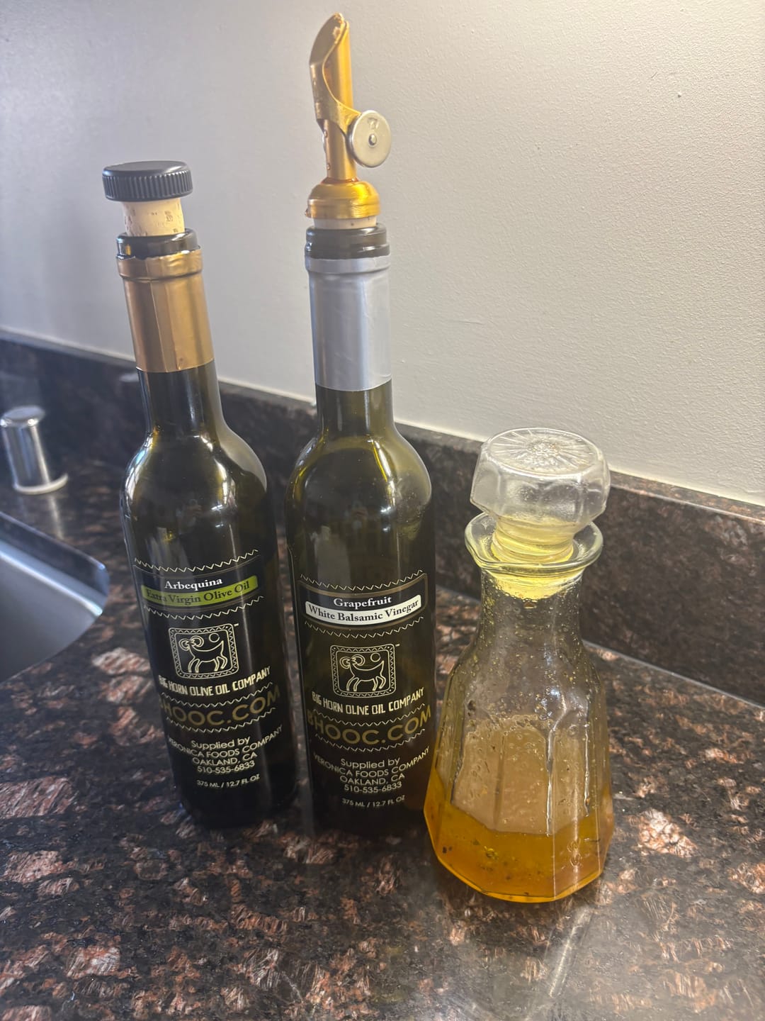 Customer photo review of Grapefruit White Balsamic Vinegar