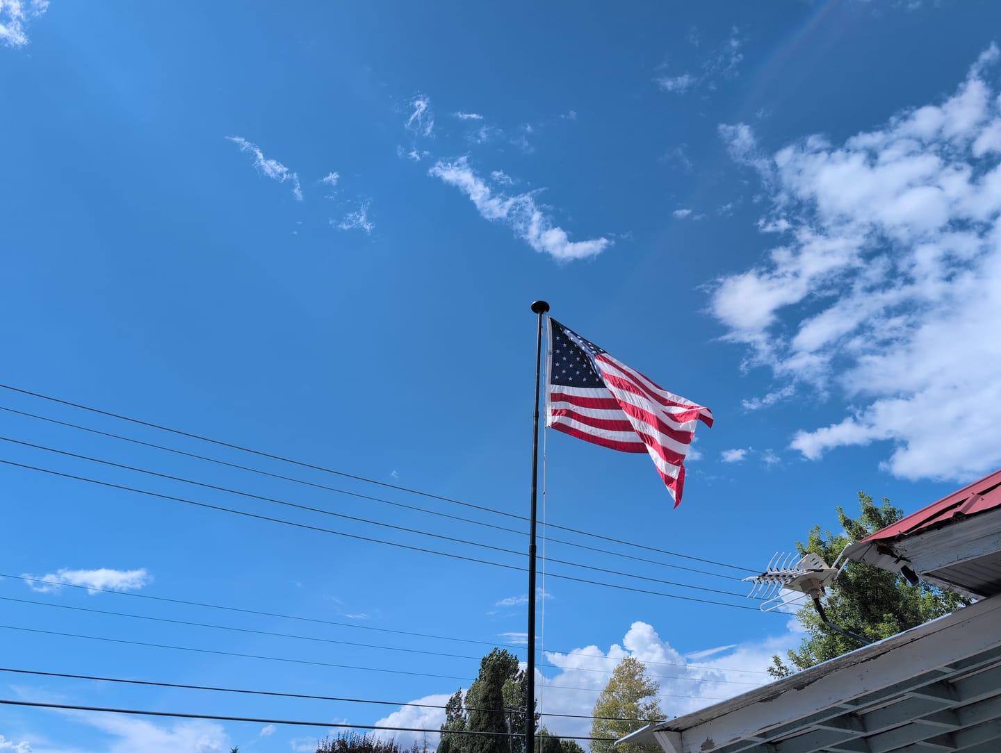 Customer photo review of 5' x 8' American Flag