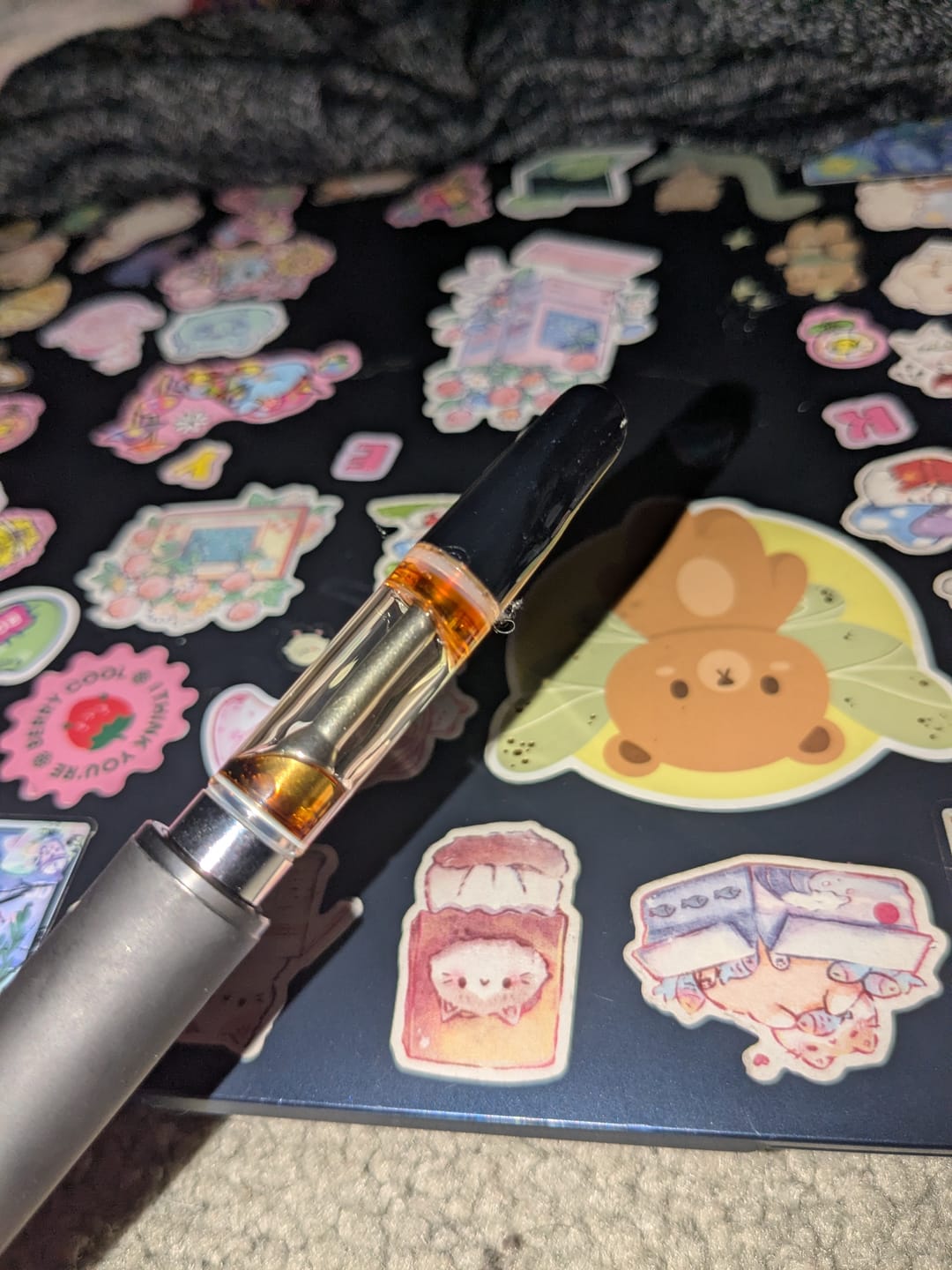 Customer photo review of 3pc Flavor Pack of 1 Gram Delta-8 THC Full Spectrum Vape Cartridge