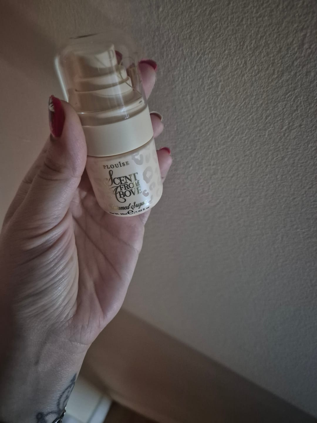 Customer photo review of Cheetah Scent From Above Mini Hair & Body Mist