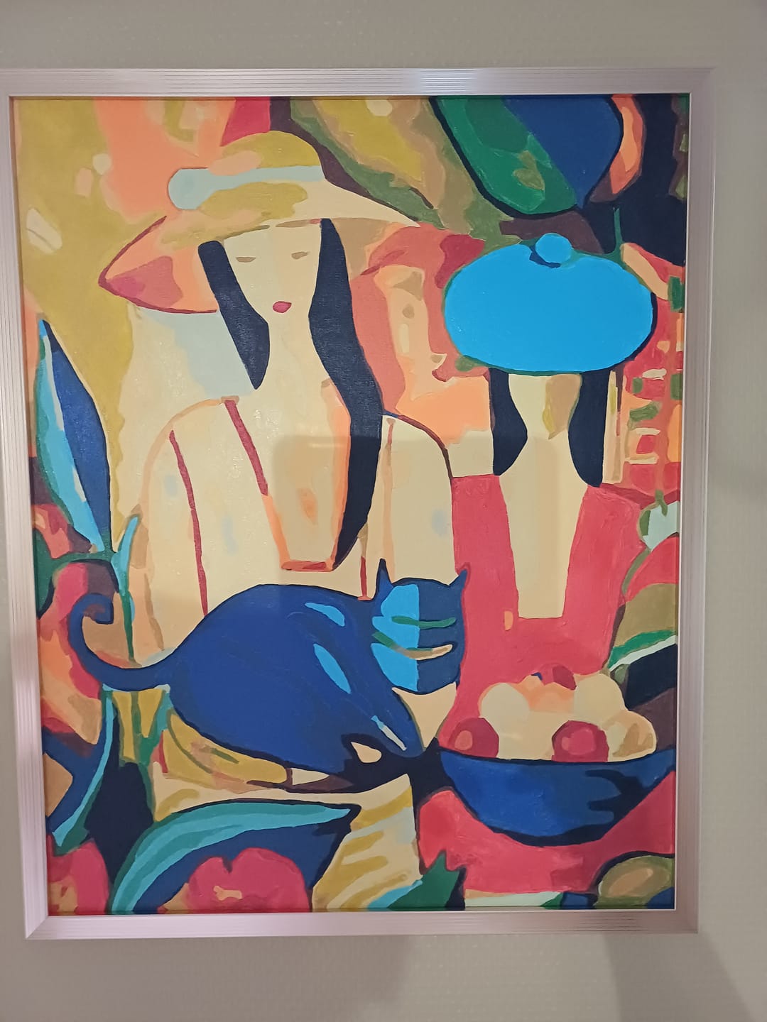 Customer photo review of Femmes et Chat bleu