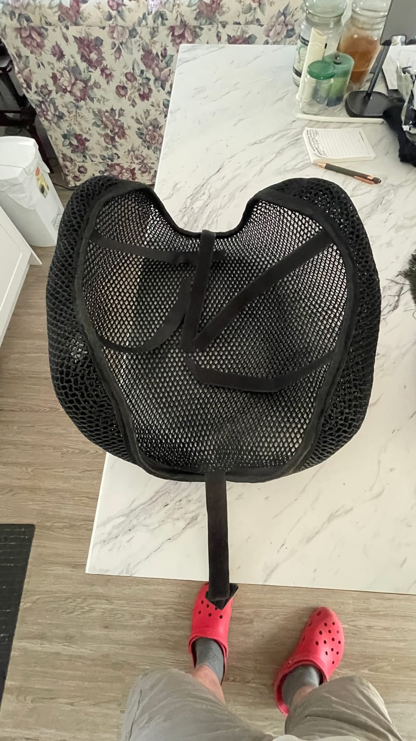 Customer photo review of Wind Rider Seat Cover