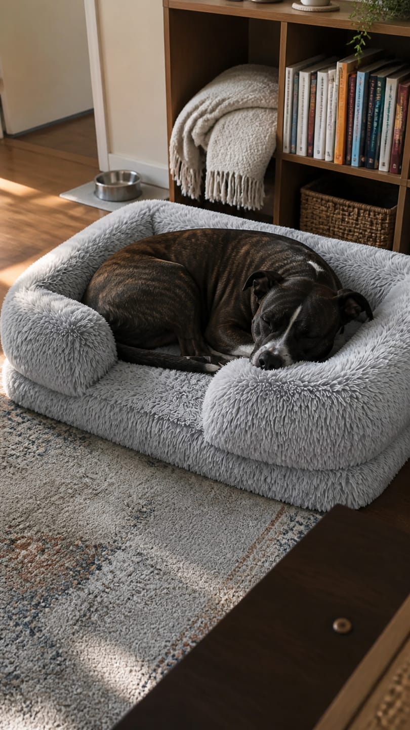Customer photo review of ComfortCradle Orthopedic Dog Bed