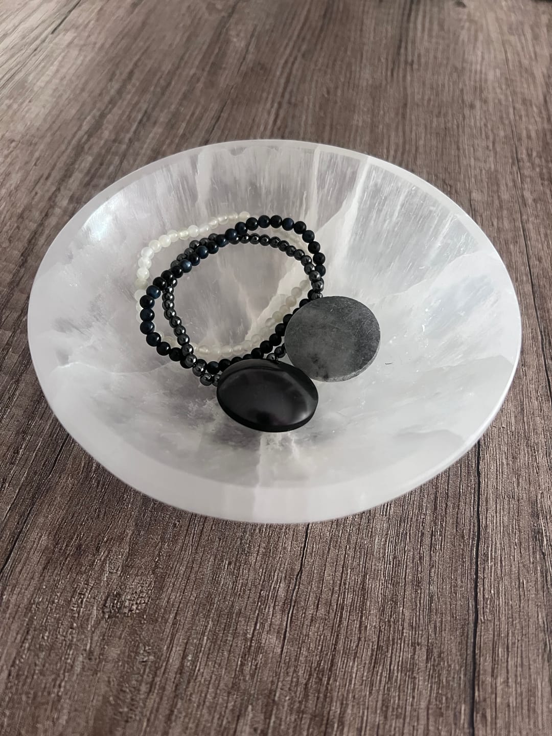 Customer photo review of Bol de Selenita Redondo | Bienestar - Tranquilidad