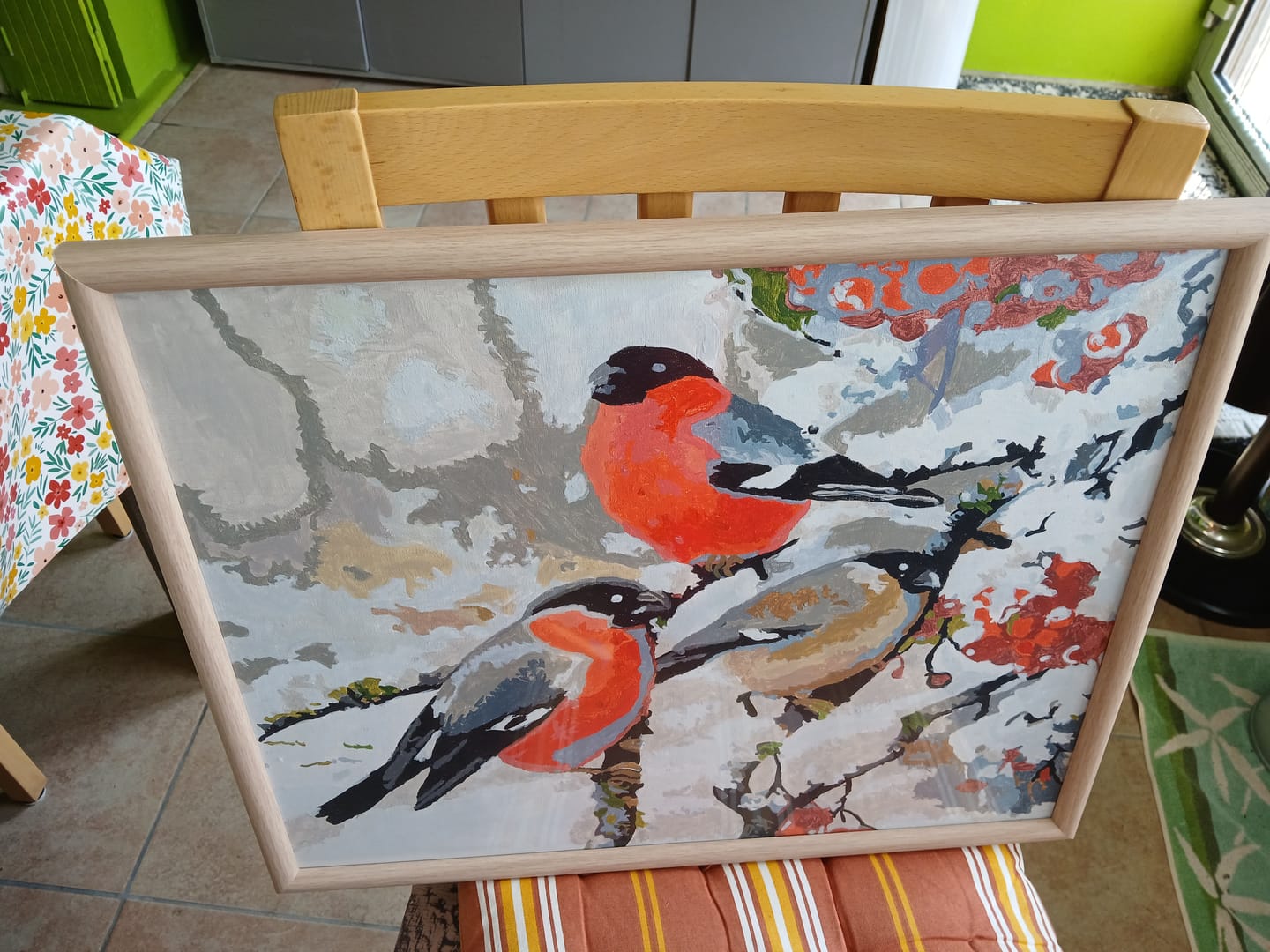 Customer photo review of Bouvreuils sous la neige