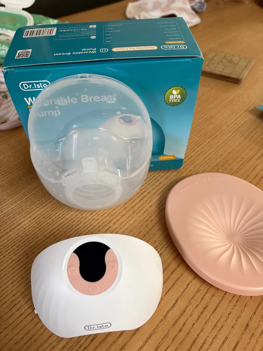 Customer photo review of MAMIJOY Wearable Electric Breast Pump