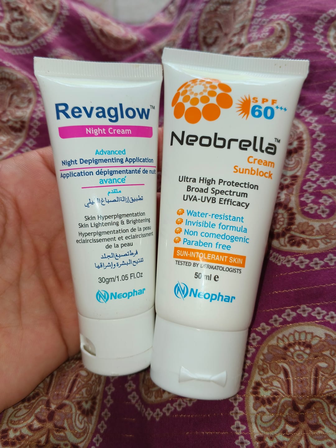 Customer photo review of Revaglow Night Cream