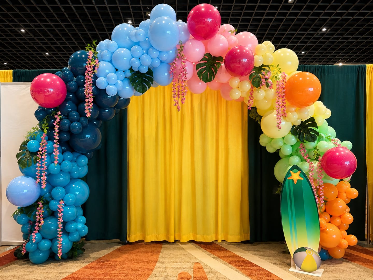 Customer photo review of 10x8ft Aluminum Alloy Tube Arch Balloon Flower Stand For Wedding Birthday Baby Shower