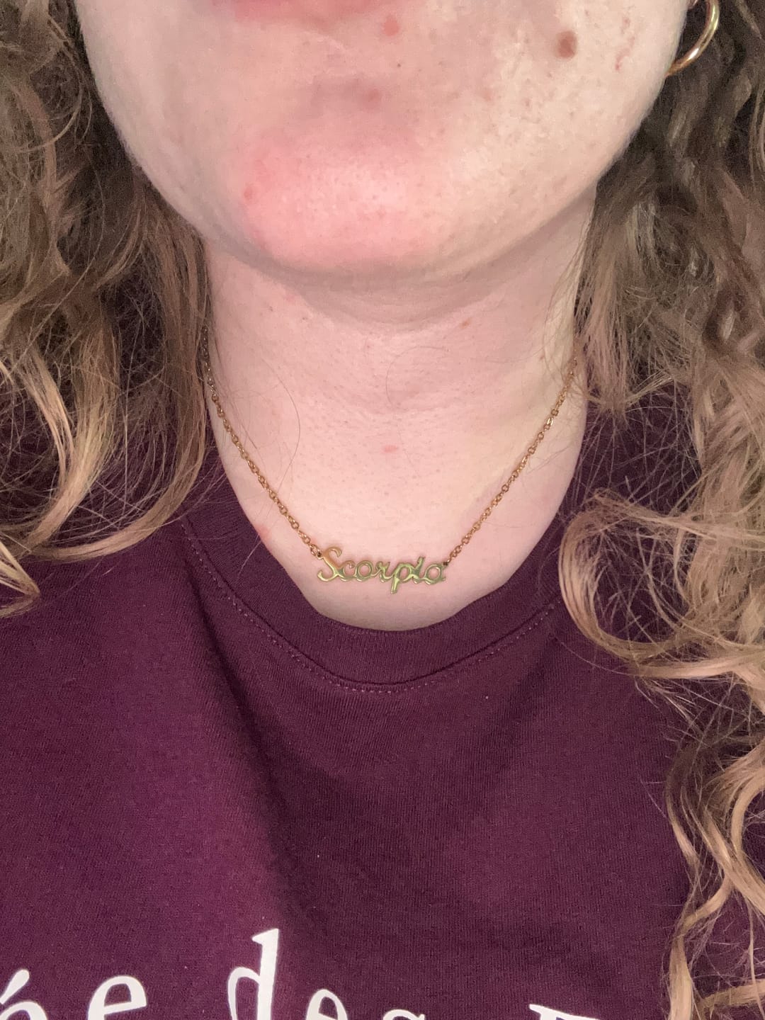 Customer photo review of Collier Personnalisé - MyLittleNecklace