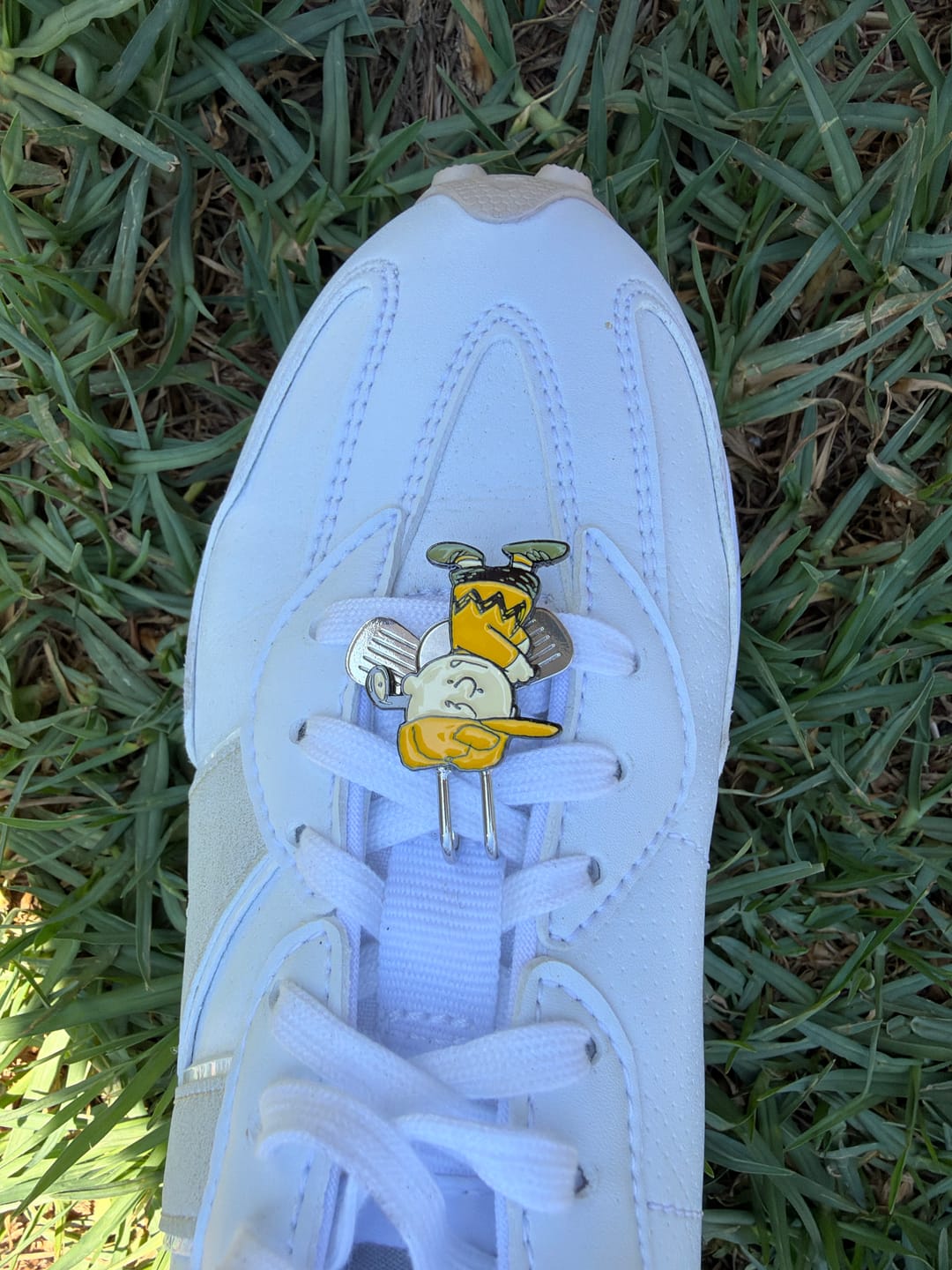 Customer photo review of Peanuts Charlie Brown Swing Ball Marker
