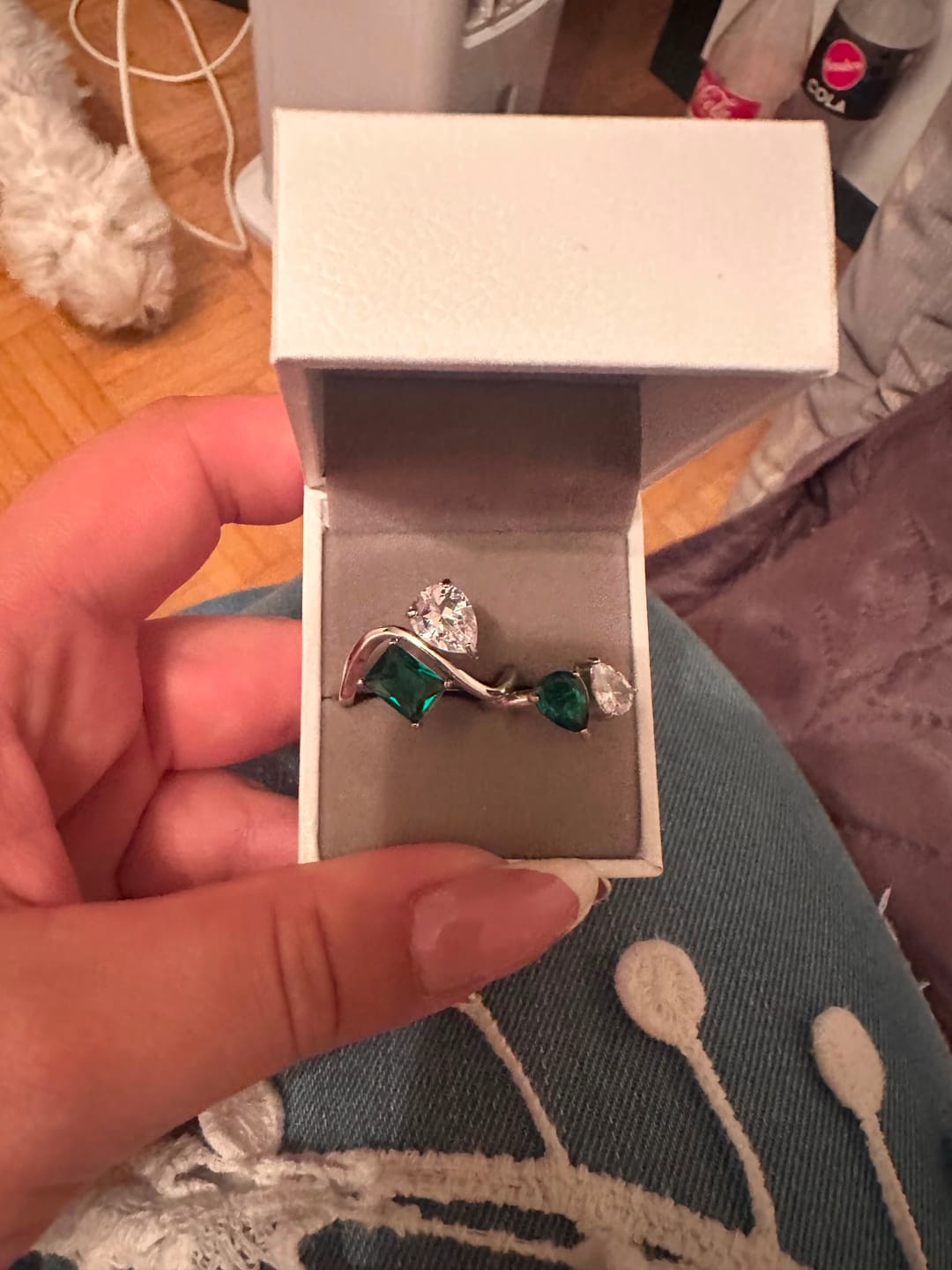 Customer photo review of Margaux Birthstone Ring