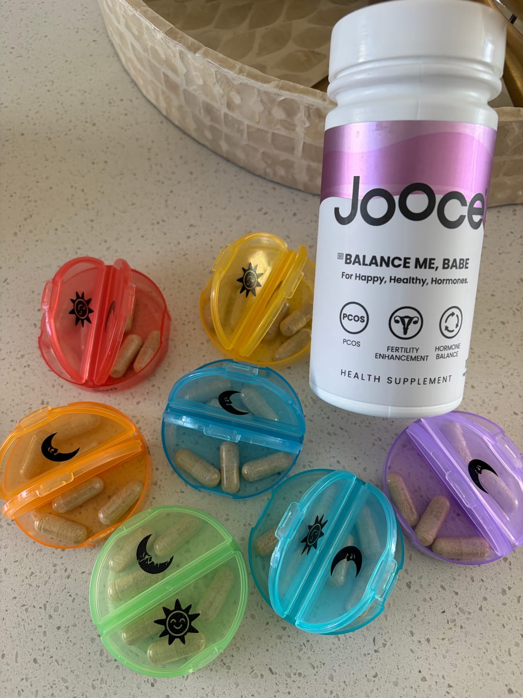 Customer photo review of JOOCE Balance Me Babe Capsules