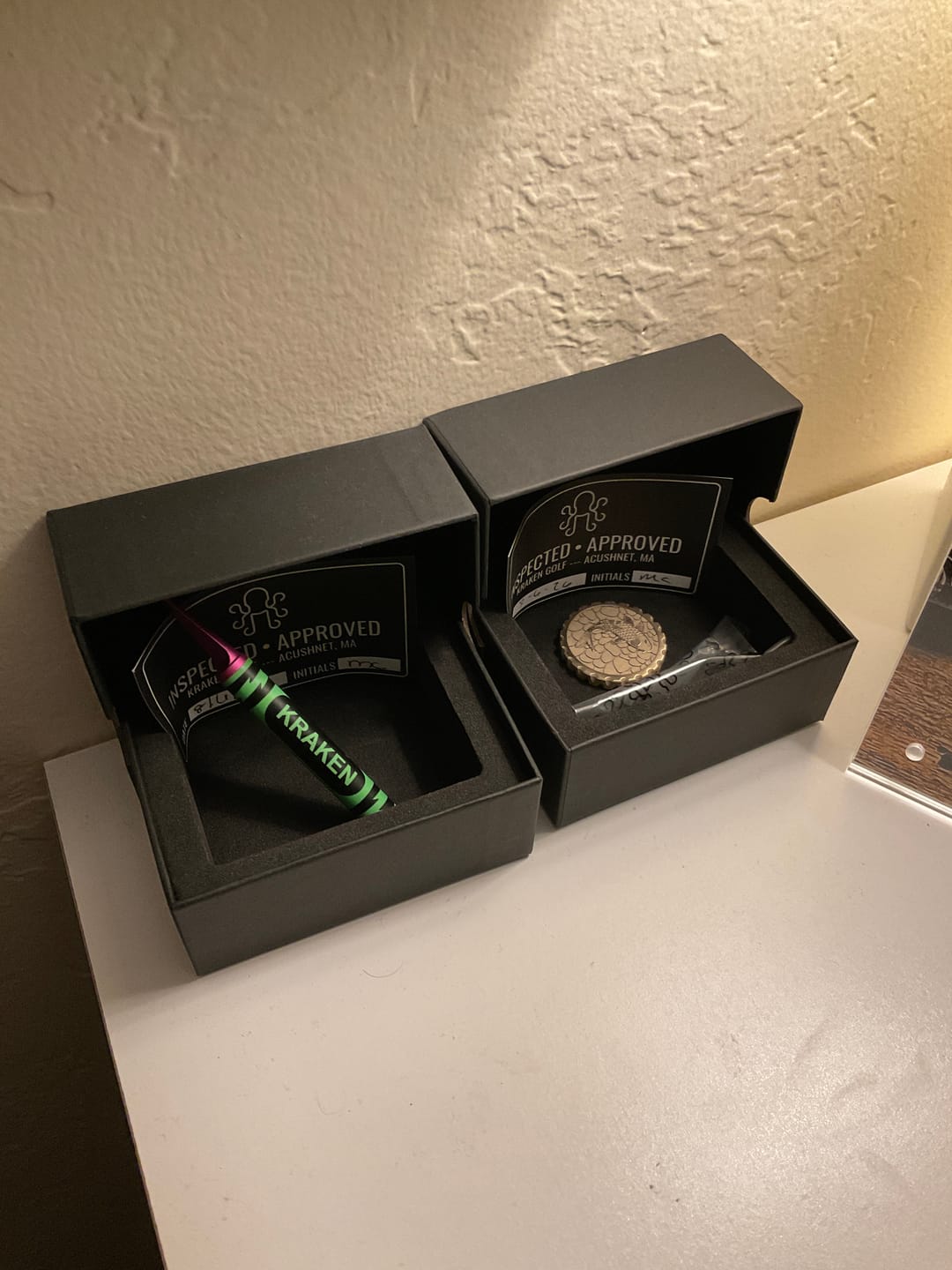 Customer photo review of 🍉 Slice Free Crayon Golf Divot Tool (Melon)