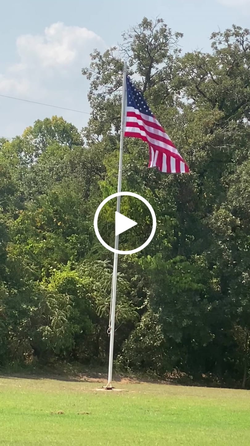 Customer video review of 5' x 8' American Flag
