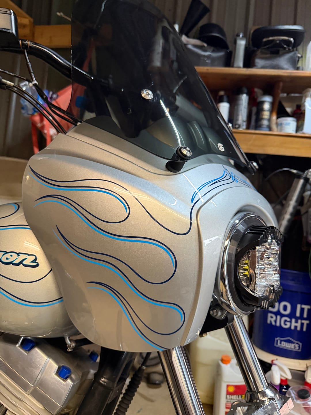 Customer photo review of Buck for 5-3/4" headlight buckets