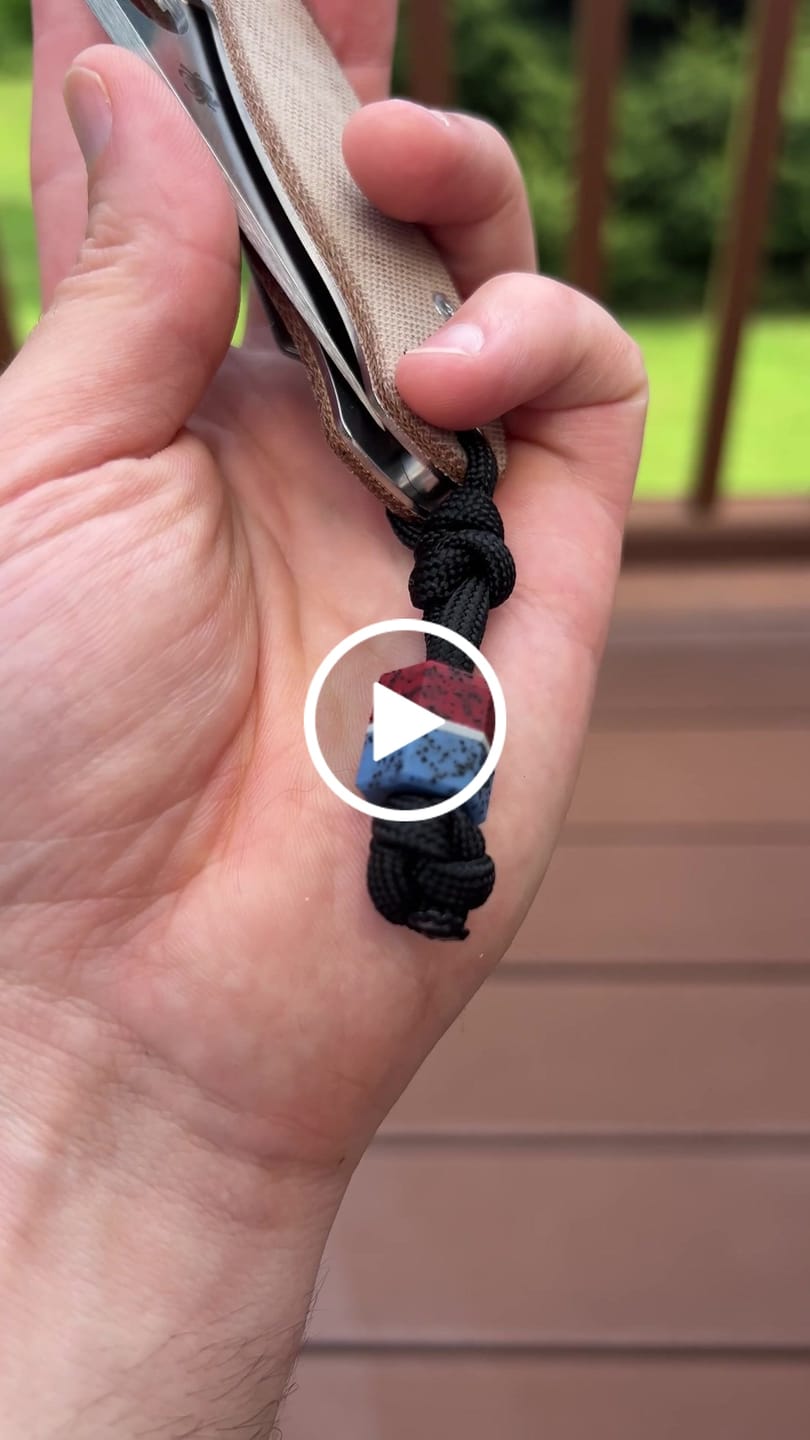Customer video review of NET Hex Lanyard Bead - Red, White, & Blue