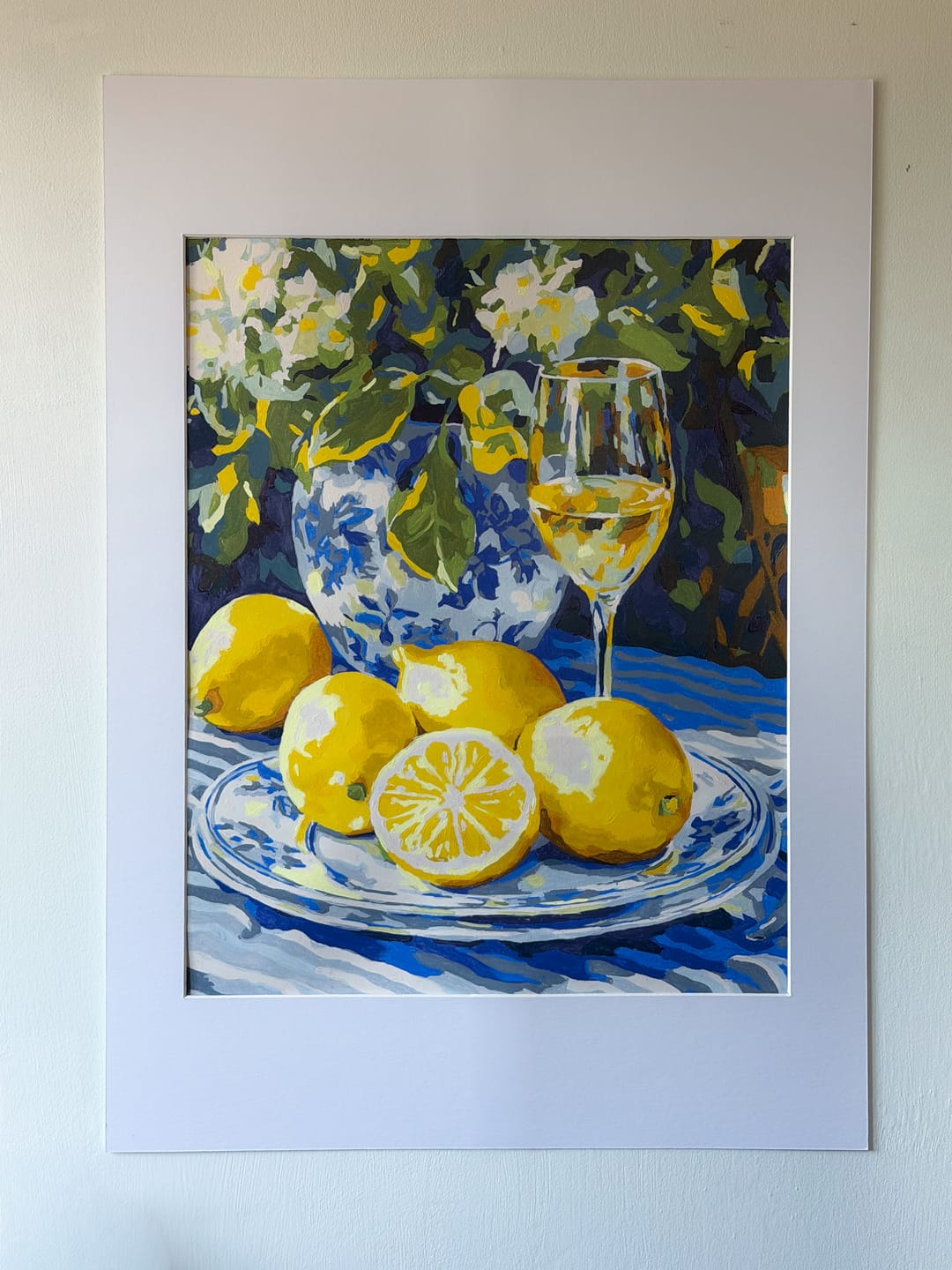 Customer photo review of Lemons and Wine | Paint by Numbers