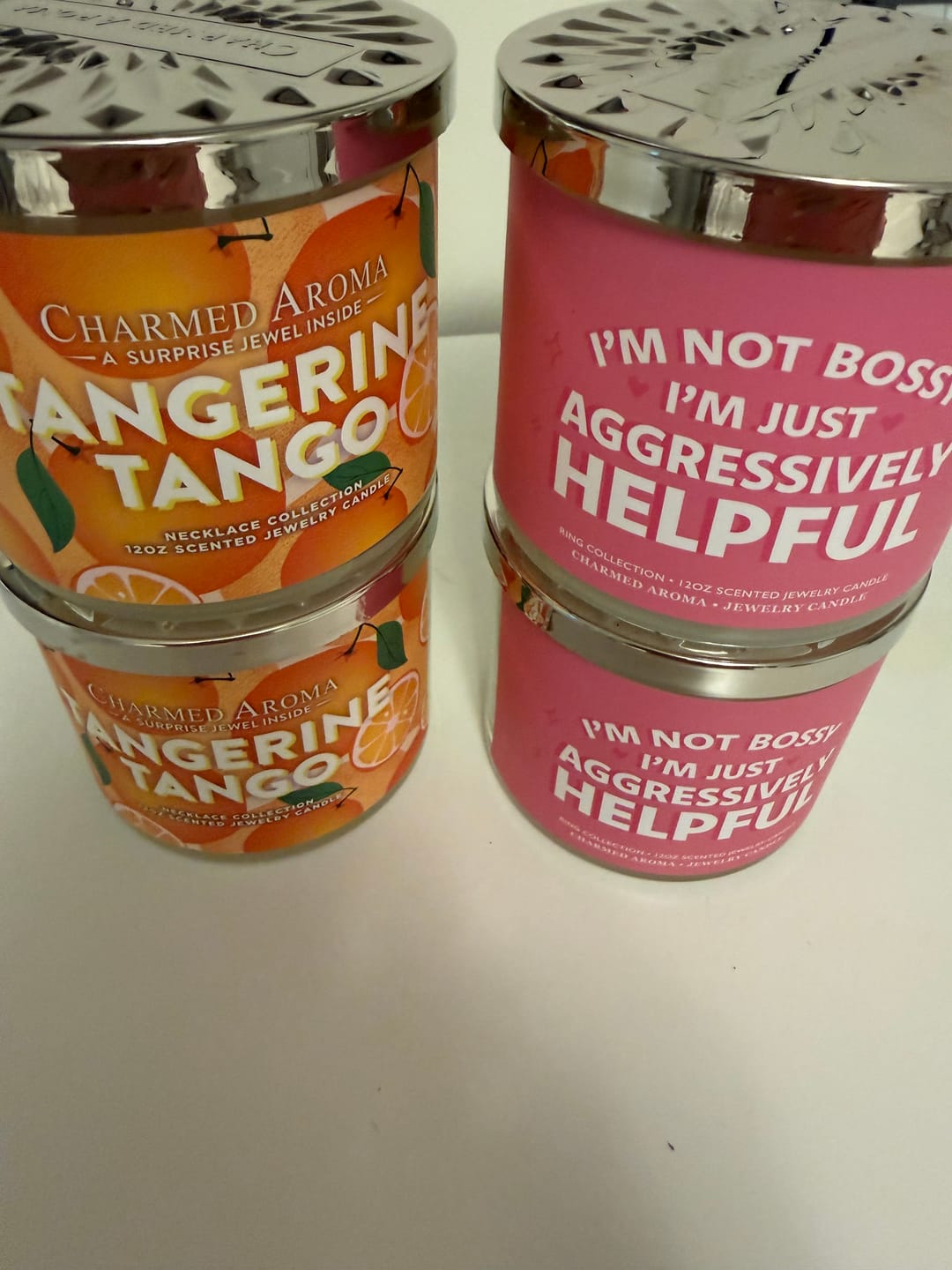 Customer photo review of Surprise Jewelry Candle