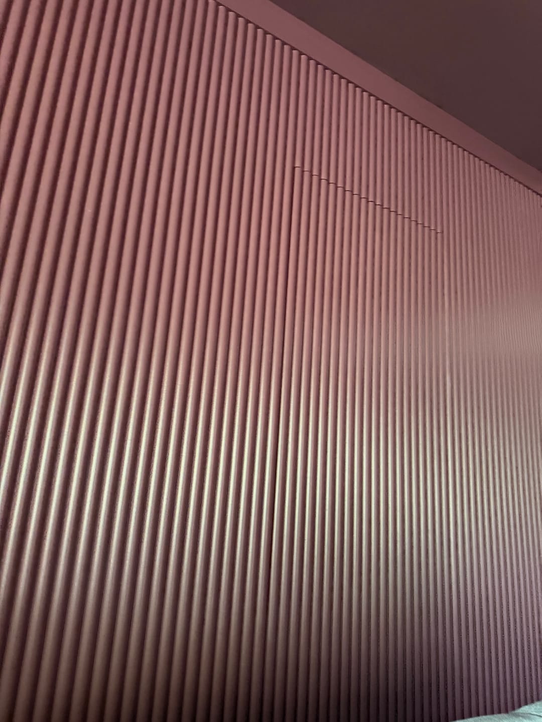 Customer photo review of Legacy Reeded Paintable MDF Panel