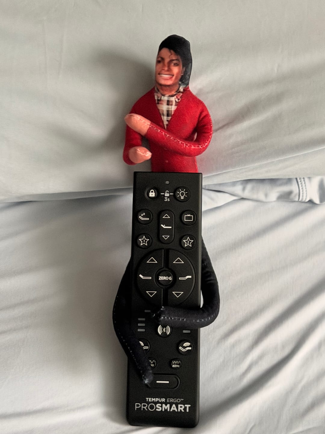 Customer photo review of Michael Jackson Funny Doll Plush