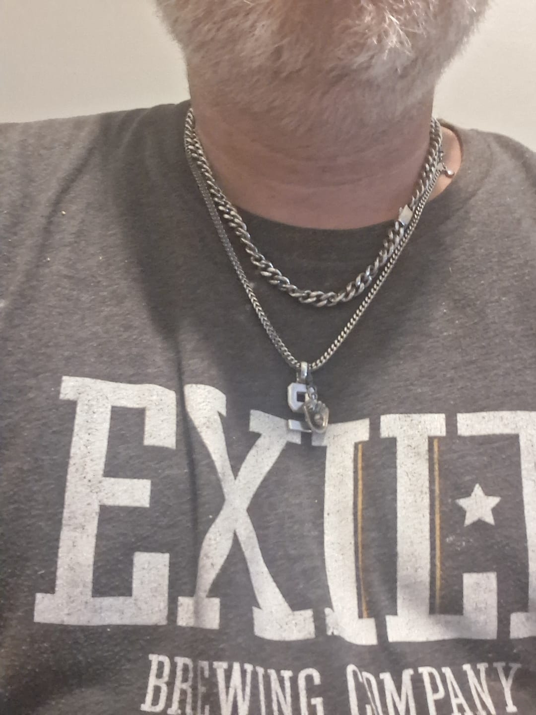 Customer photo review of Franco Chain (Silver)