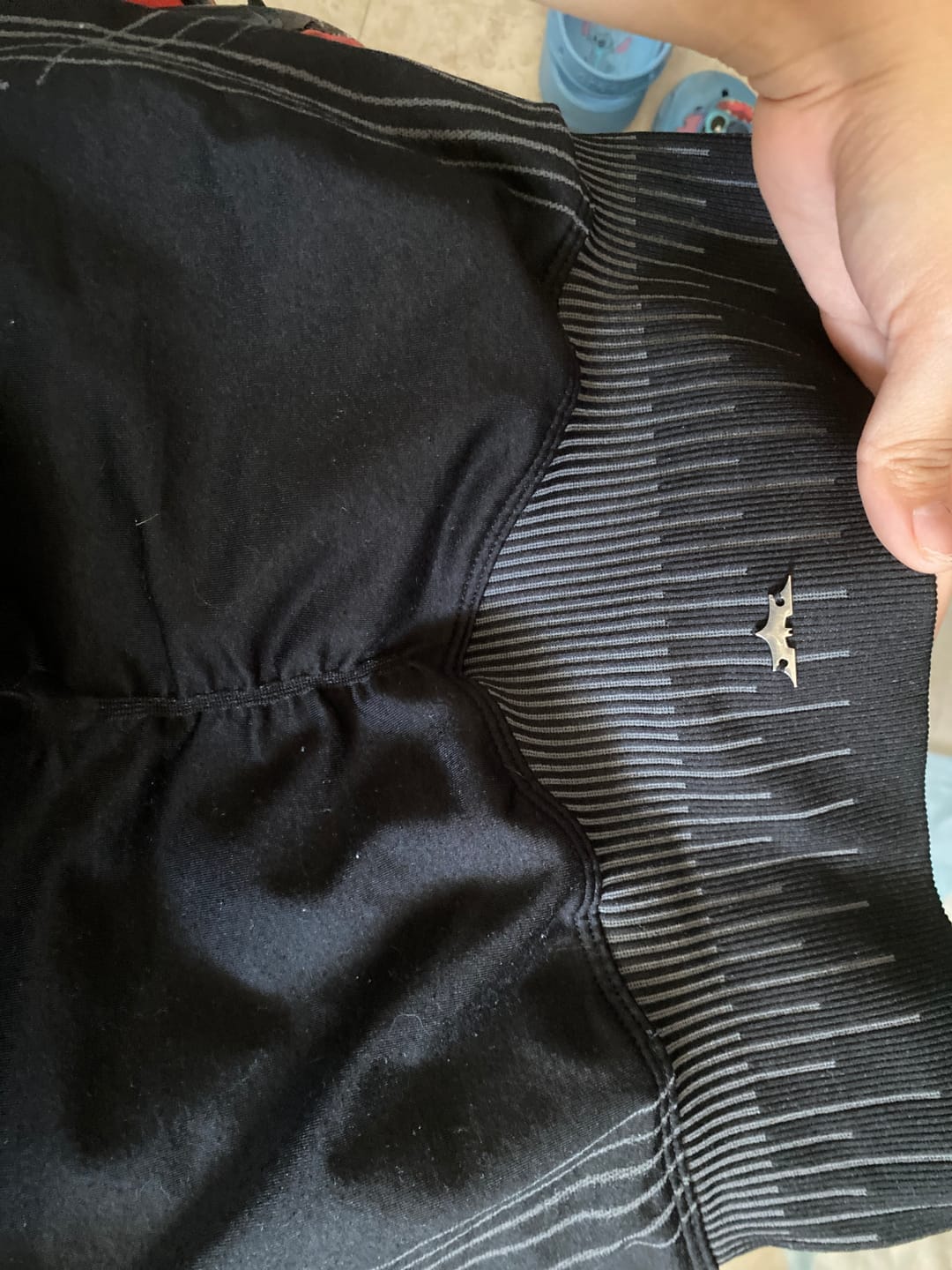 Customer photo review of W1143 Batman Seamless Shorts