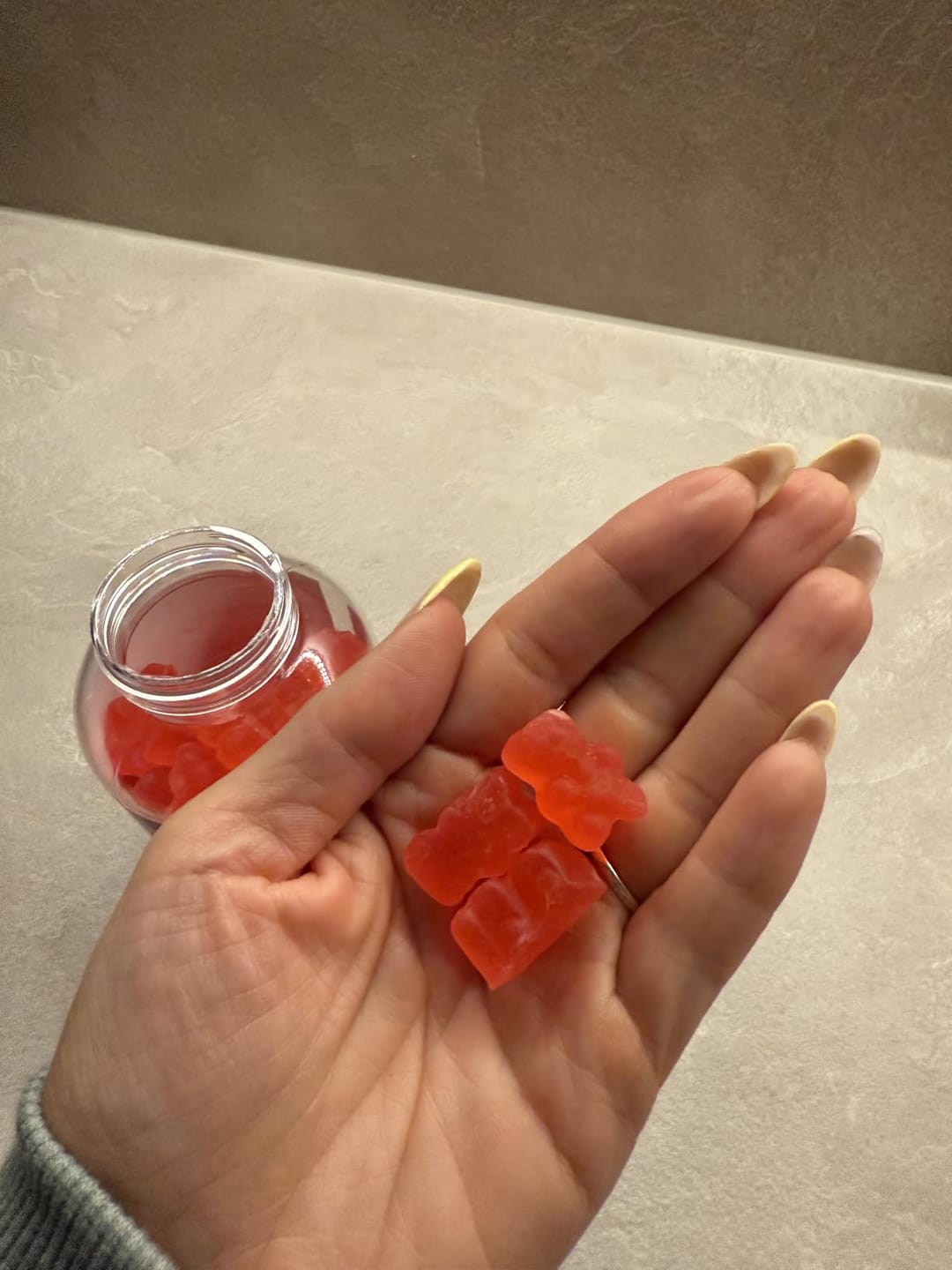Customer photo review of Creatine Gummies – Blueberry