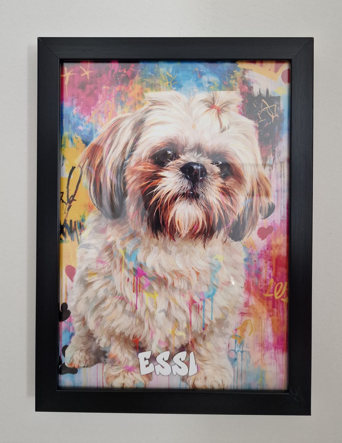 Customer photo review of Personalised Poster - Graffiti