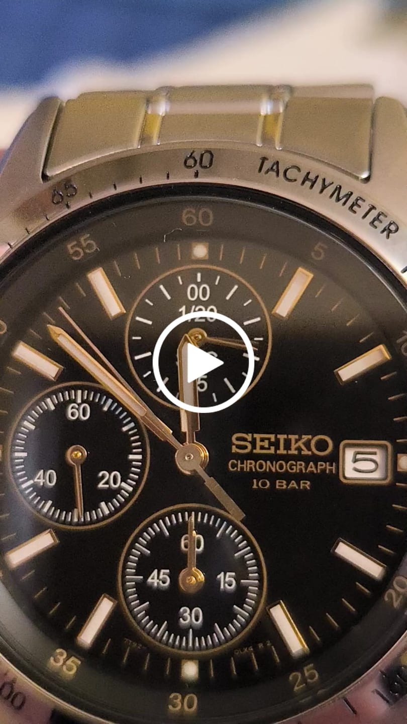 Customer video review of Reloj Seiko SBTQ043 Chronograph Quartz 38,5mm JDM