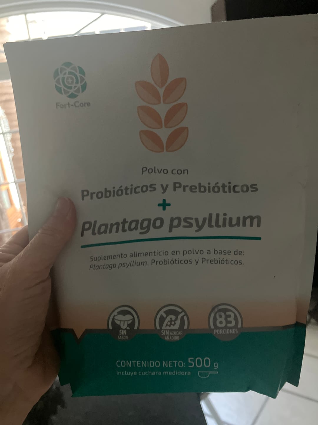 Customer photo review of Plantago Psyllium Fort Core