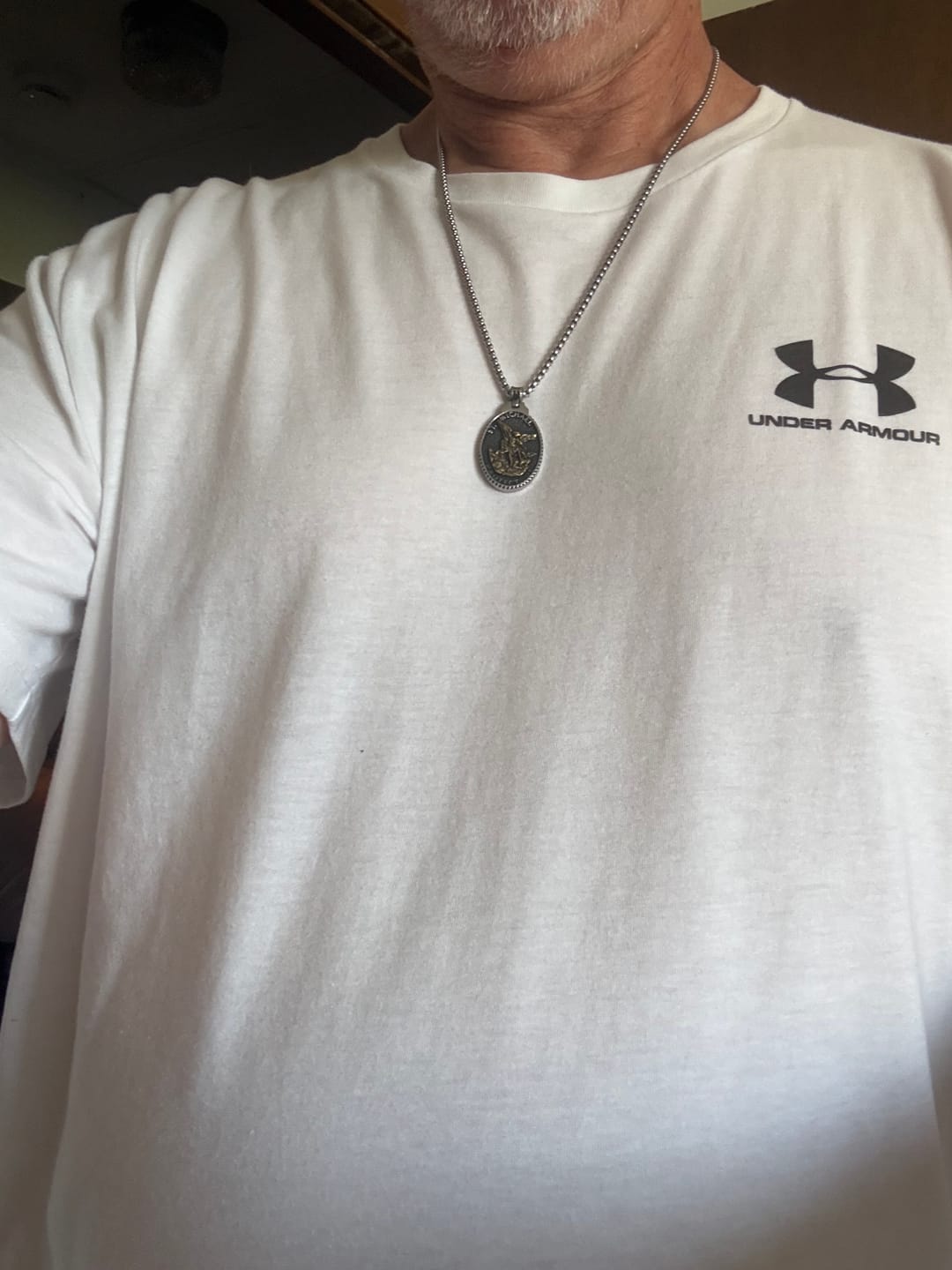 Customer photo review of ST. MICHAELS BADGE.