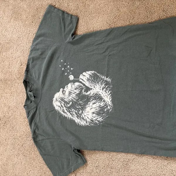 Customer photo review of Blowing Wishes T-shirt