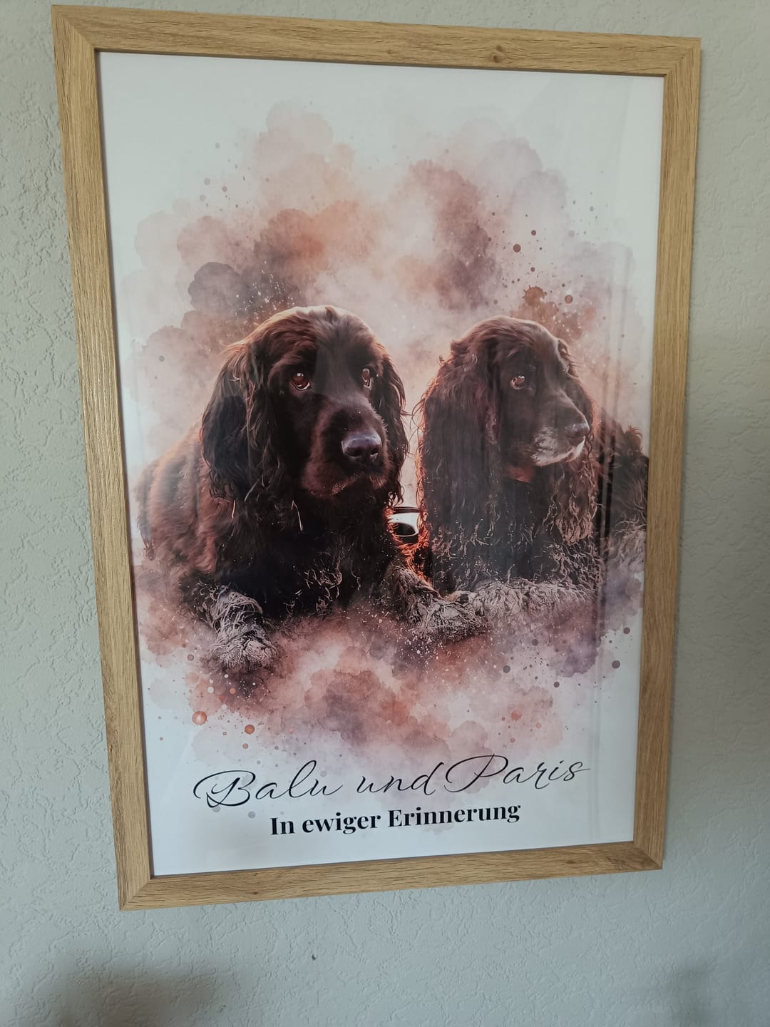 Customer photo review of Dein Haustier als Kunstwerk – mit Live-Vorschau, als Poster oder Leinwand