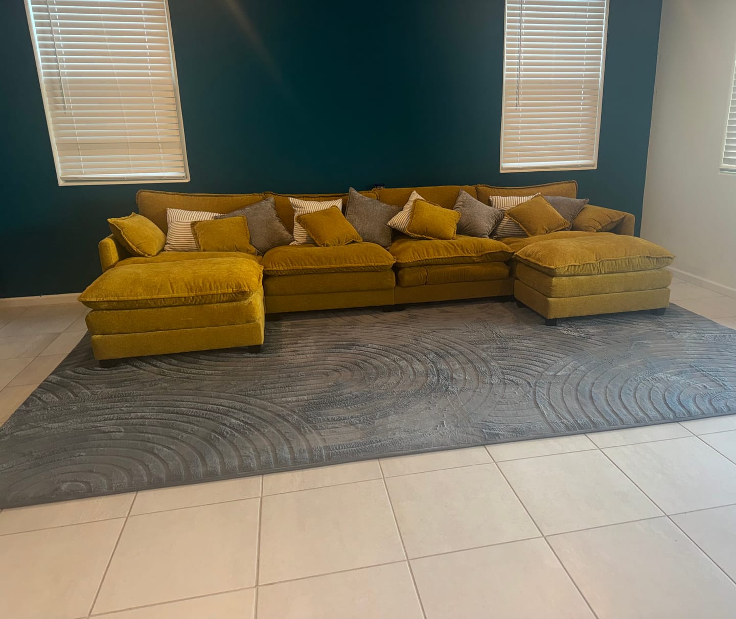 Customer photo review of Designer Relax Mat - 1.4" Thick Foam Base
