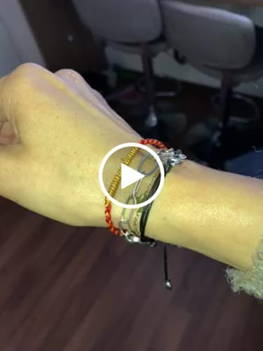 Customer photo review of Tibetan Luck Bracelet - Delicate
