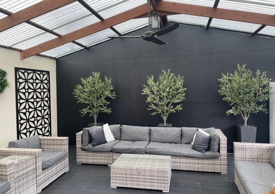 Customer photo review of Artificial Bushy Olive Tree With Olives 180cm