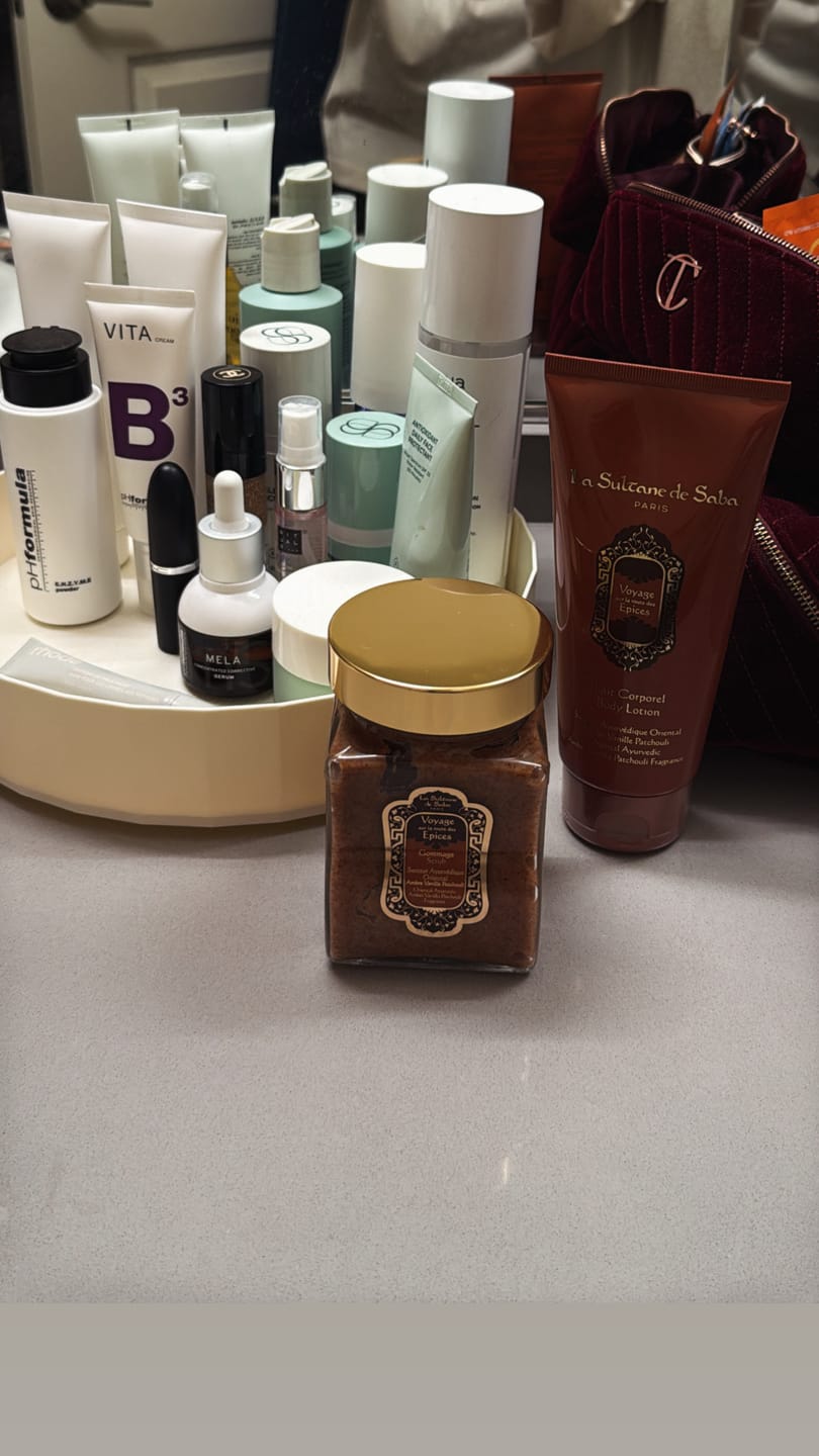 Customer photo review of Body Scrub - Ayurvedic Treatment - Amber Vanilla Patchouli Journey To The Spices Route