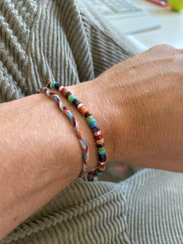 Customer photo review of 7 Chakra Energy Bracelet - Jaspis