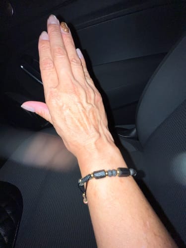 Customer photo review of Tourmaline Bracelet - Natural Stones