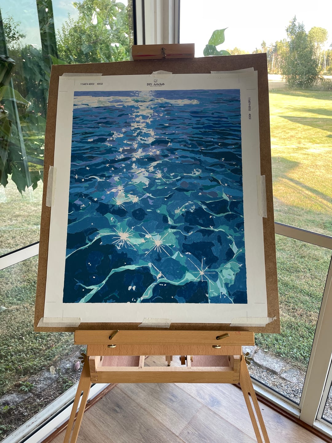 Customer photo review of Open Water | Paint by Number