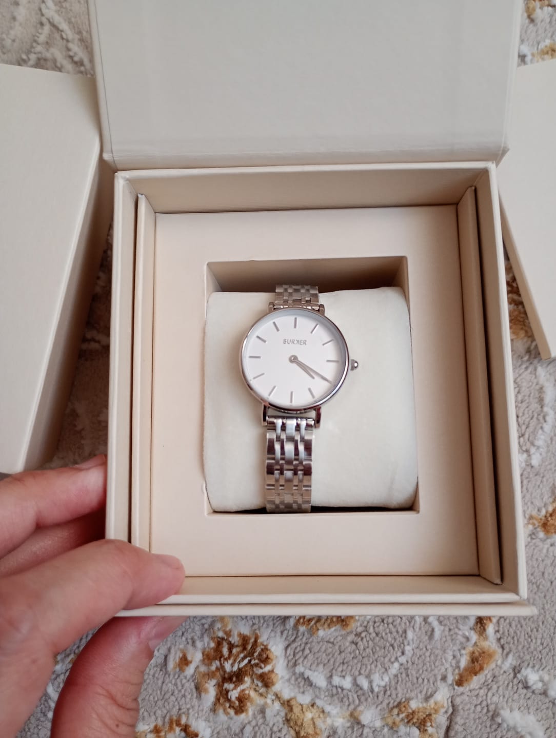 Customer photo review of Ruby Petite Silver White