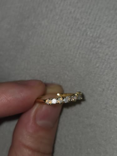 Customer photo review of Moonstone Ring - Eye