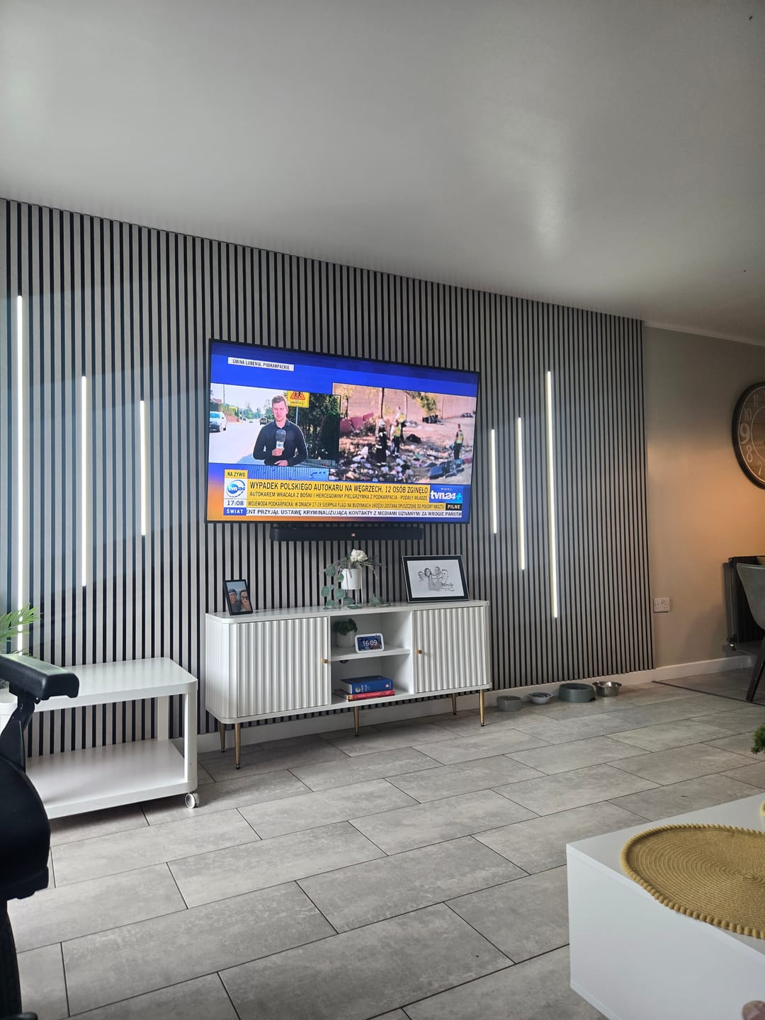 Customer photo review of Wall Panel LED Lighting Strip Kit