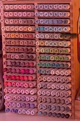 Customer photo review of Ohuhu Bamboo Marker Organizer