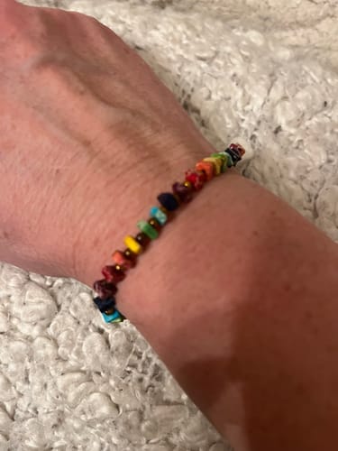 Customer photo review of 7 Chakra Power Bracelet