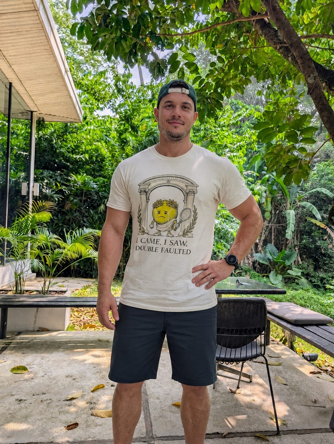 Customer photo review of Sad Caesar T-shirt